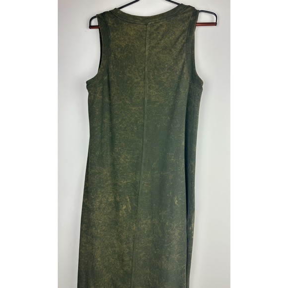 Lululemon All Yours Tank Maxi Dress Cloudy Wash Dark Olive Green No Size 8 10 ? - Picture 13 of 16